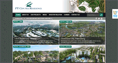 Desktop Screenshot of ciputraresidence.com